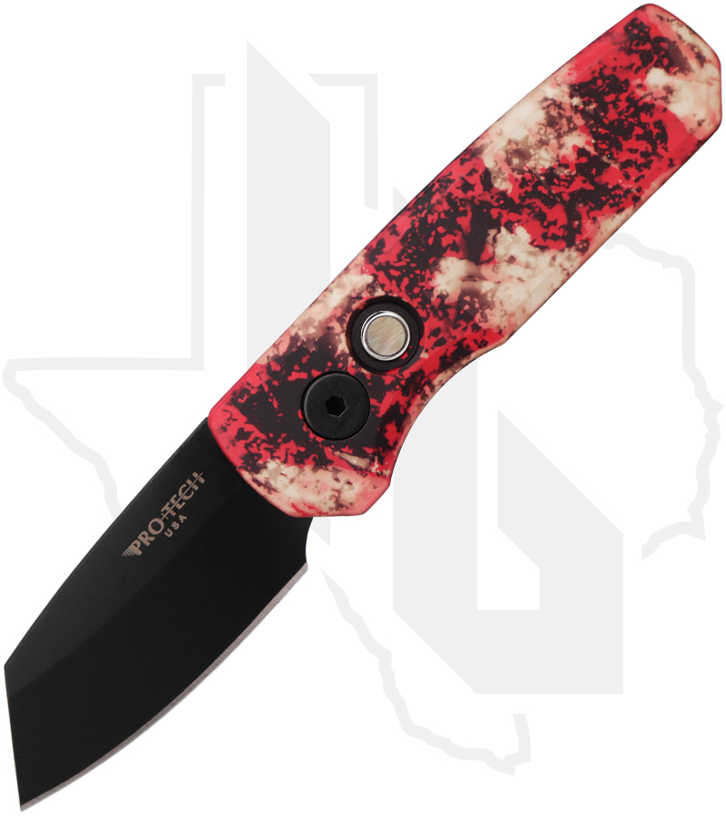 Protech Runt 5 R5403-CTC - Crimson Tiger Camo, DLC, Black Lip Pearl