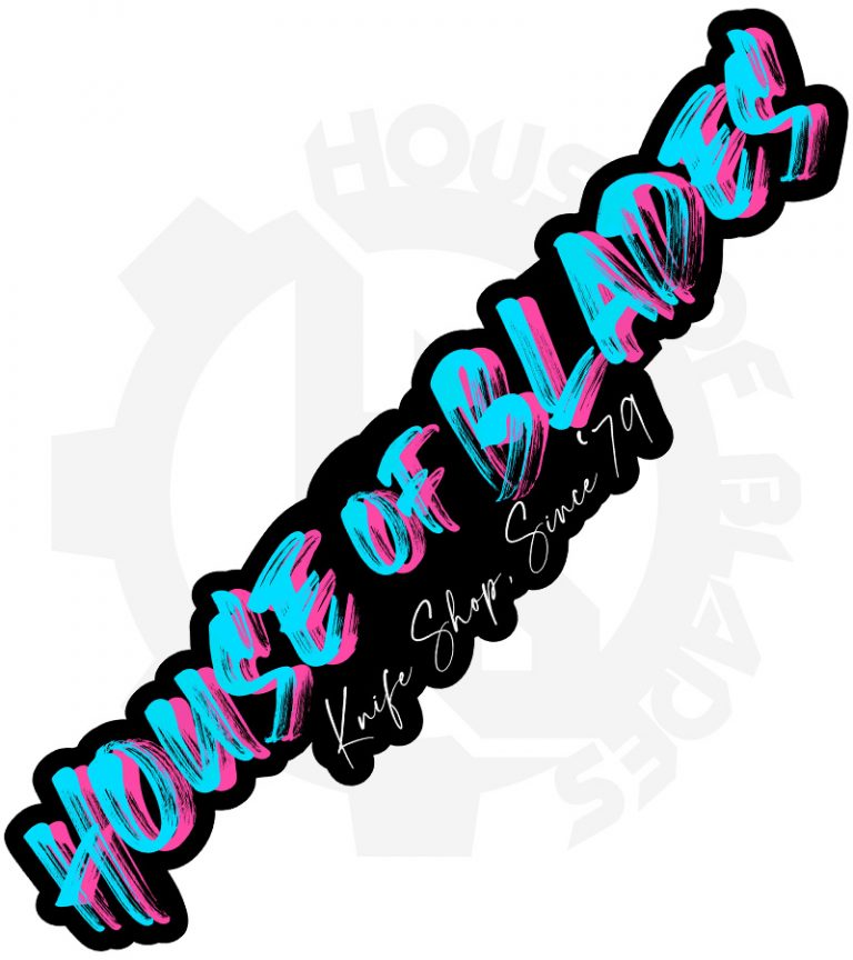 House of Blades Miami Retro HOBMR Sticker House of Blades