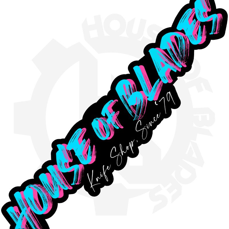 House of Blade Miami Retro HOB-MR Sticker