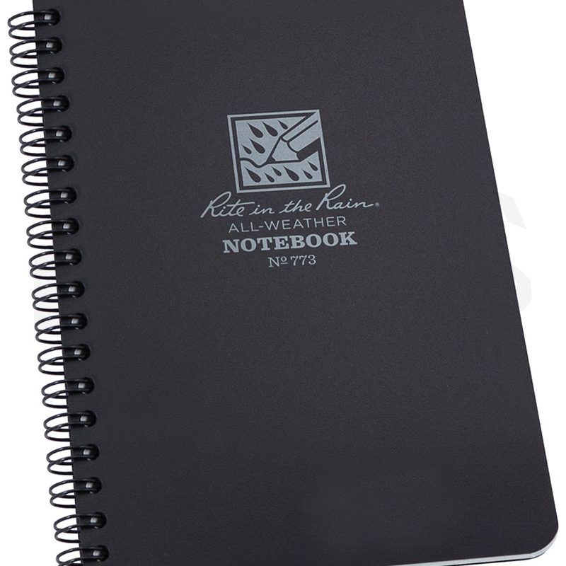 Rite in the Rain Spiral Notebook RITR773 - Black