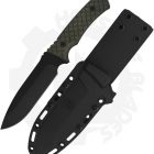Spartan Blades Damysus SBSL003BKGR - Black, Green Micarta - Image 2
