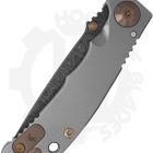 Spartan Blades Spartan Harsey Folder 3.25  SF10DMBZ - Damascus, Bronze Hardware - Image 2