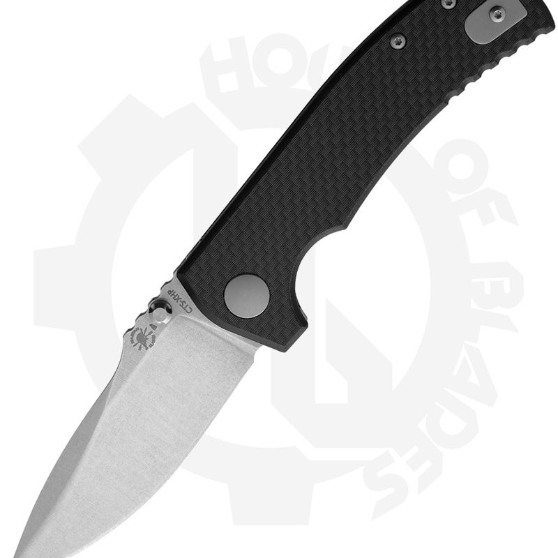 Spartan Blades Astor SFBL8CF - Black, Carbon Fiber G-10 Composite, CTS-XHP
