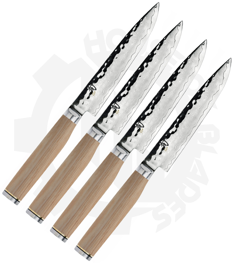 Shun 4pc Steak Knife Set TDMS0400W - Blonde