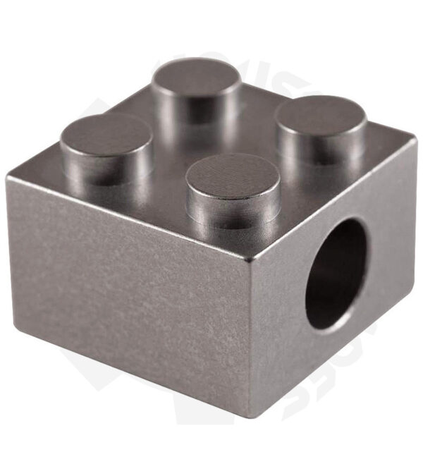 TEC Accessories T-Brick Titanium Lanyard Bead TEC311 - Titanium