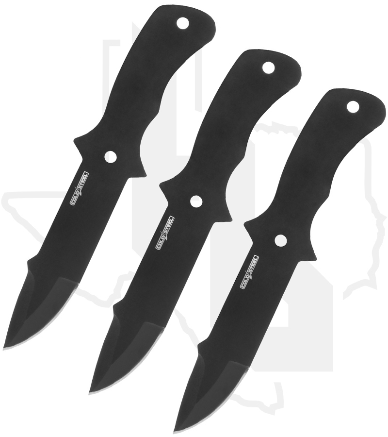 Cold Steel 8" Throwing Knives TH-80KVC3PK - 3 Pack, Black
