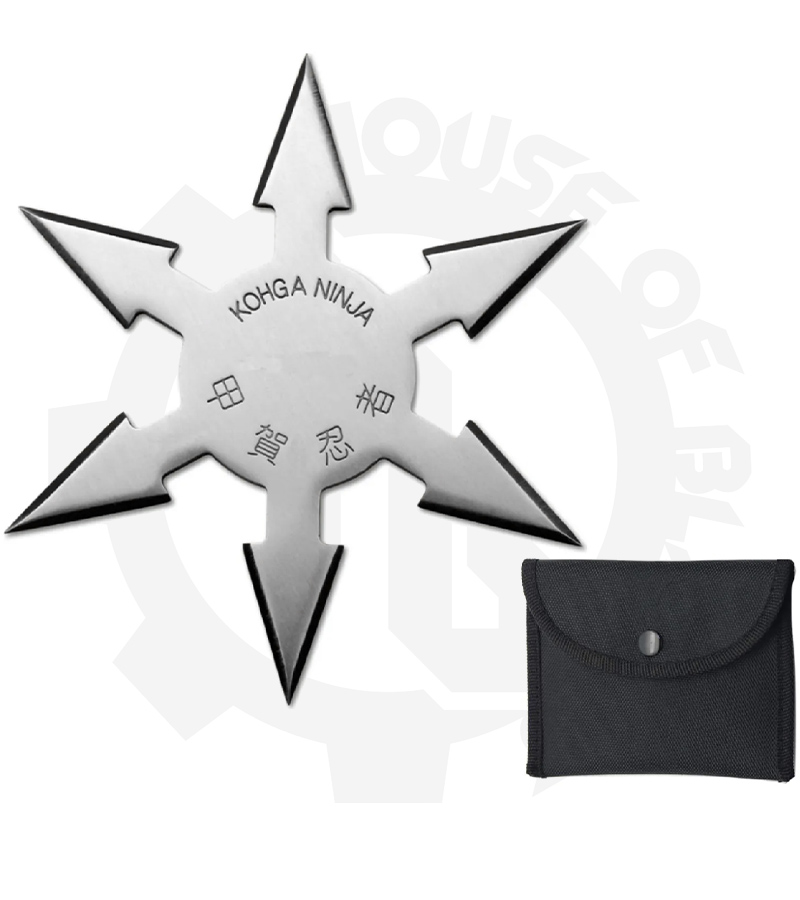 VB Sports 4" Throwing Star TS-13S - Sliver