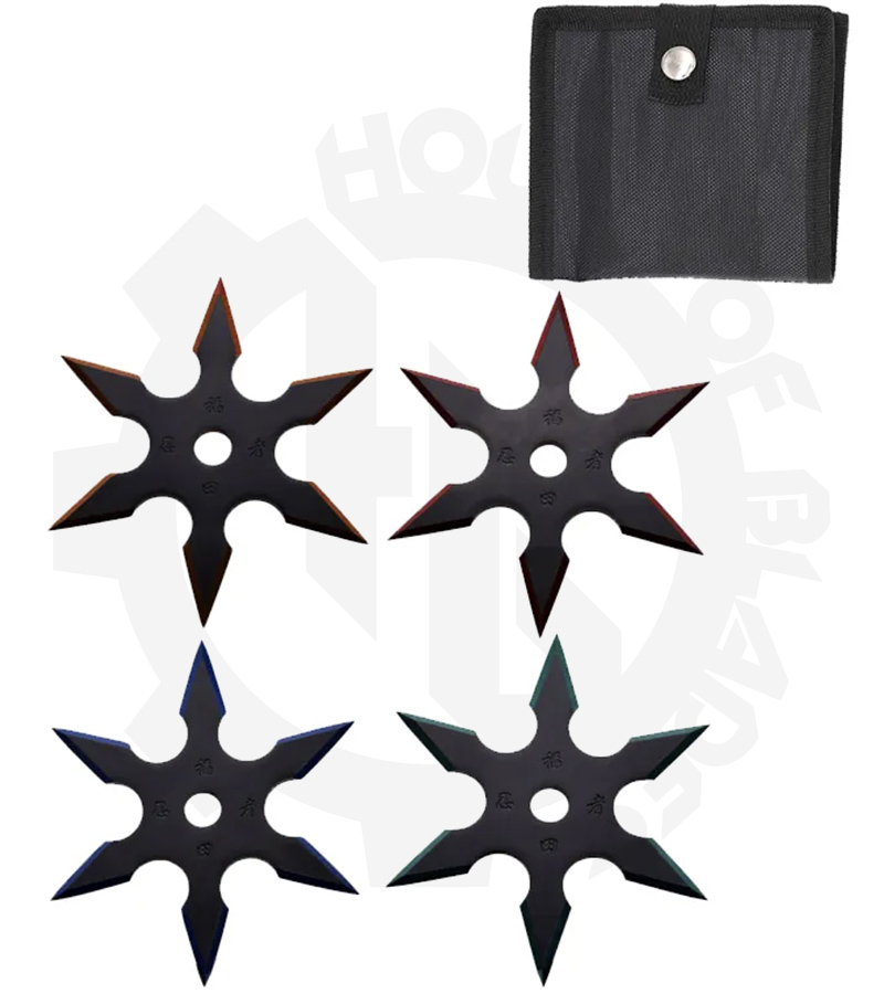 VB Sports 4" Throwing Star TS-16-4M - Two-Tone
