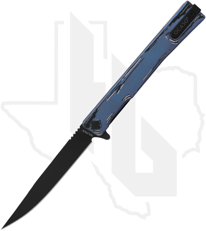 Ocaso Knives Solstice TS001-CS-BLU - Blue Cel Shade