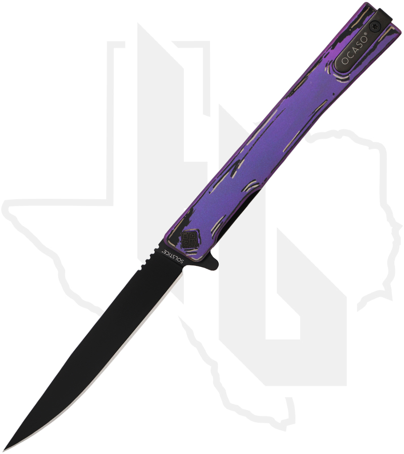 Ocaso Knives Solstice TS001-CS-PUR - Purple Cel Shade