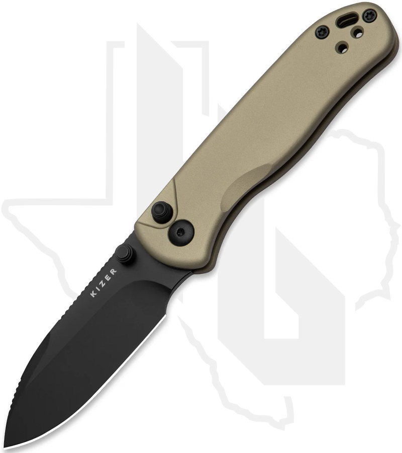 Kizer Drop Bear 2 V3619.2CD1 - Tan Aluminum