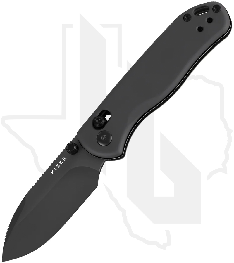 Kizer Drop Bear 2 V3619.2KD2 - Gray Aluminum