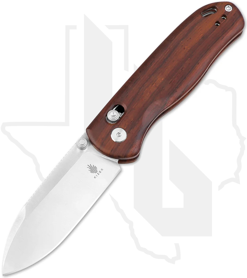 Kizer Drop Bear V3619A6 - Vintage Mkuluti Wood