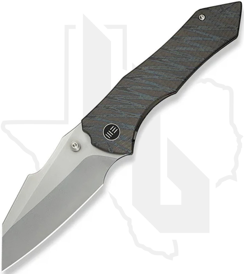 WE High-Fin XL WE24010-4 - Diamond and Tiger Stripe, Flamed Titanium