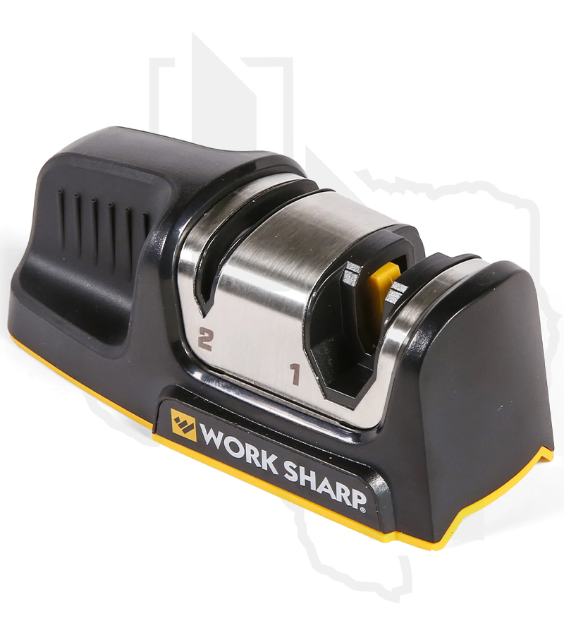 Work Sharp Kitchen Edge Kinfe Sharpener WSKTNKES - Black, Silver, Yellow