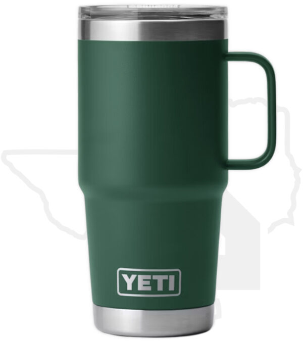 YETI 20 oz. Travel Mug YRAM20TBFG - Black Forest Green - Image 2