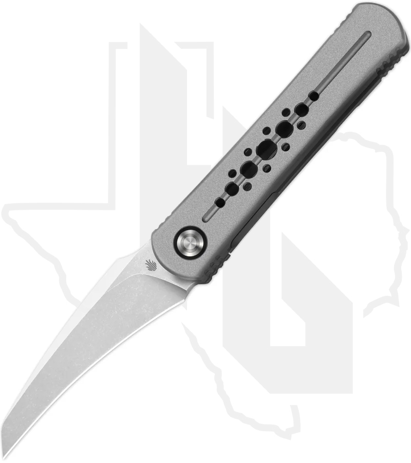 Kizer Feist 2 X Series ZX-3499.2A3 - Milled Titanium, Hawkbill