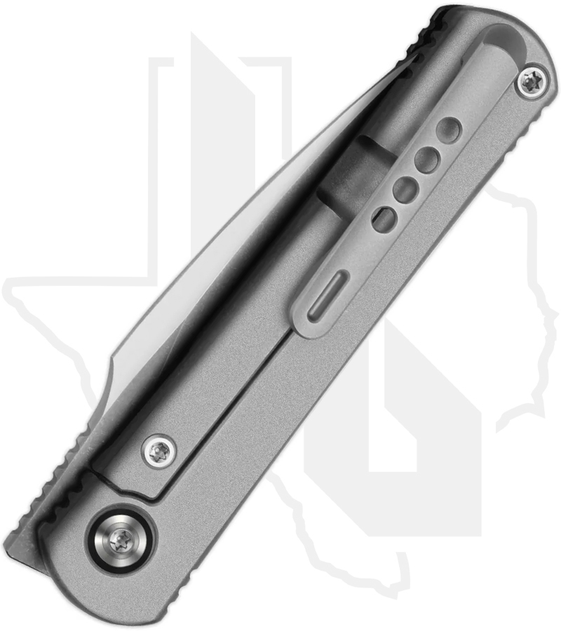 Kizer Feist 2 X Series ZX-3499.2A3 - Milled Titanium, Hawkbill - Image 3