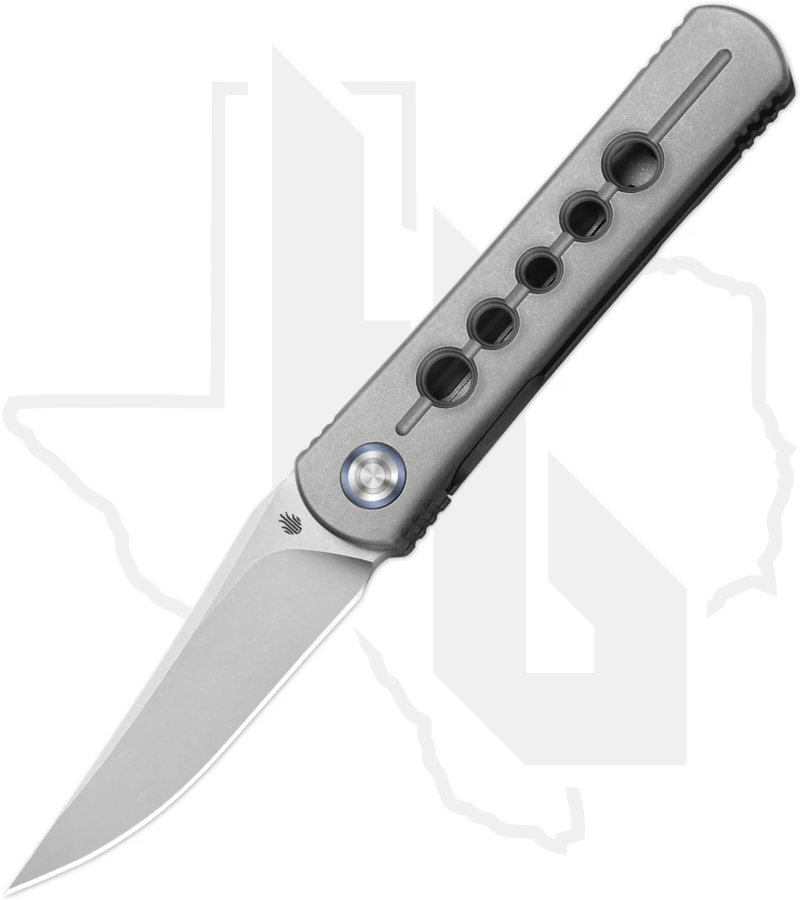 Kizer Feist 2 X Series ZX-3499.2A2 - Milled Titanium, Clip Point