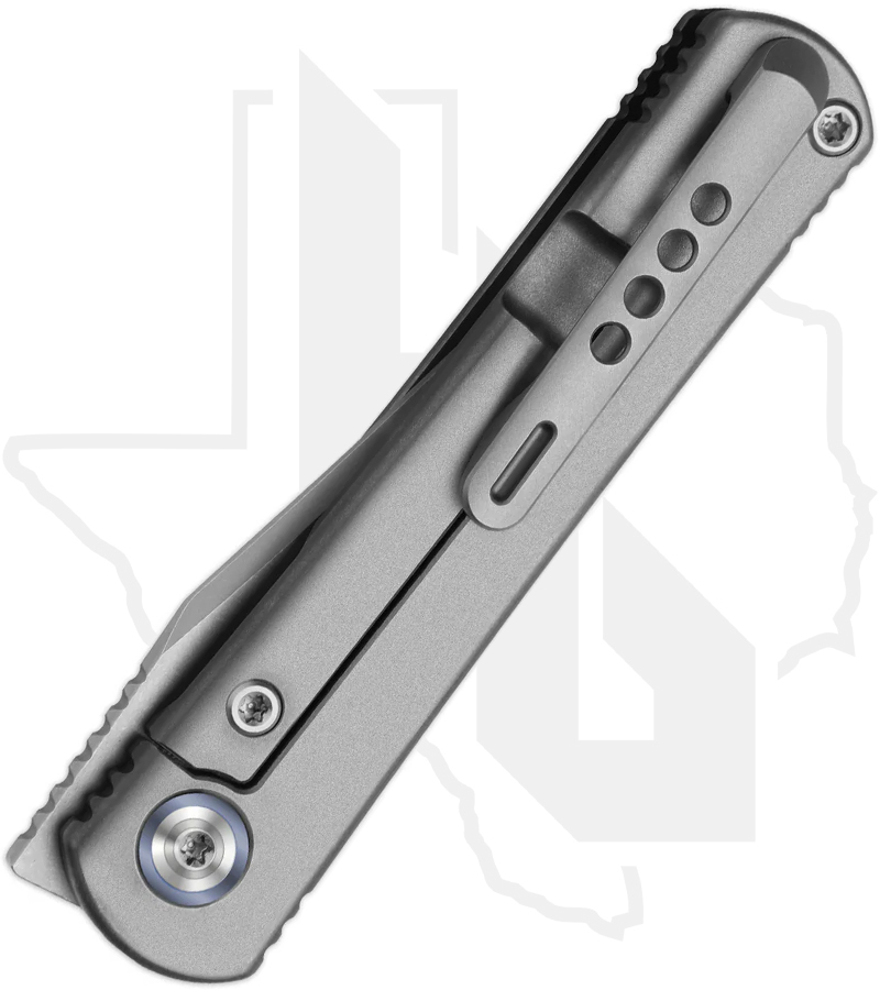 Kizer Feist 2 X Series ZX-3499.2A2 - Milled Titanium, Clip Point - Image 3